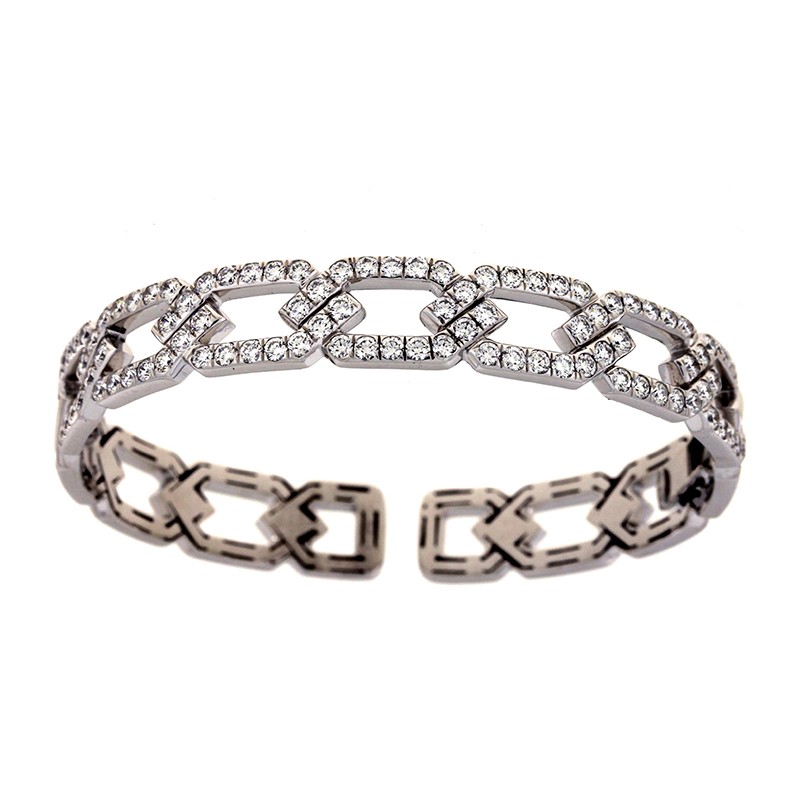 18K Diamond Cuff Bracelet